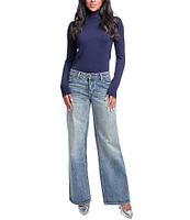 YMI Jeanswear Low Rise Wide Leg Jeans