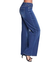 YMI Jeanswear Low Rise Wide Leg Jeans