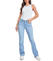 YMI Jeanswear Mid Rise Back Flap Pocket Bootcut Jeans