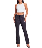 YMI Jeanswear Mid Rise Back Flap Pocket Bootcut Jeans