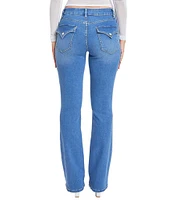 YMI Jeanswear Mid Rise Back Flap Pocket Bootcut Jeans