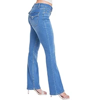 YMI Jeanswear Mid Rise Back Flap Pocket Bootcut Jeans