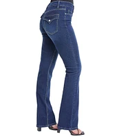 YMI Jeanswear Mid Rise Back Flap Pocket Bootcut Jeans