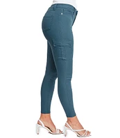 YMI Jeanswear Mid Rise Hyperstretch Skinny Cargo Jeans