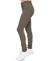 YMI Jeanswear Mid Rise Hyperstretch Skinny Cargo Jeans