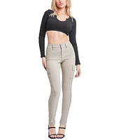 YMI Jeanswear Mid Rise Hyperstretch Skinny Cargo Jeans