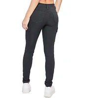 YMI Jeanswear Mid Rise Hyperstretch Skinny Cargo Jeans