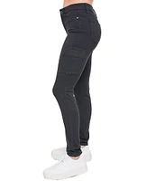 YMI Jeanswear Mid Rise Hyperstretch Skinny Cargo Jeans