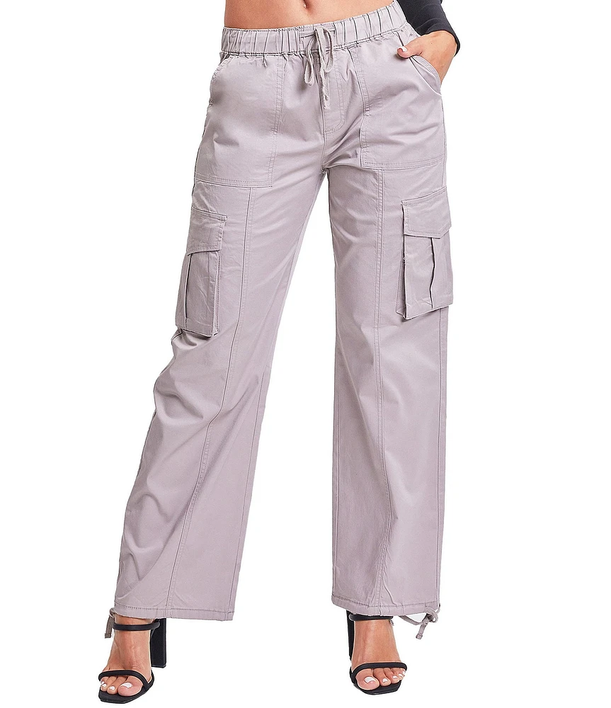 YMI Jeanswear Mid Rise Pull On Cargo Pants