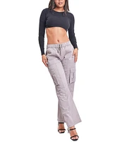 YMI Jeanswear Mid Rise Pull On Cargo Pants