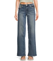 YMI Jeanswear Mid Rise Wide Leg Jeans
