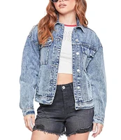 YMI Jeanswear Oversized Utility Denim Jacket