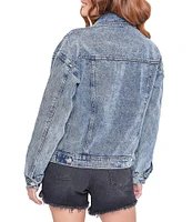 YMI Jeanswear Oversized Utility Denim Jacket