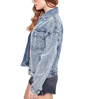 YMI Jeanswear Oversized Utility Denim Jacket