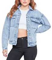 YMI Jeanswear Oversized Utility Denim Jacket