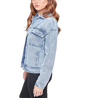 YMI Jeanswear Oversized Utility Denim Jacket