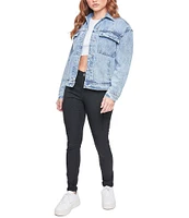 YMI Jeanswear Oversized Utility Denim Jacket