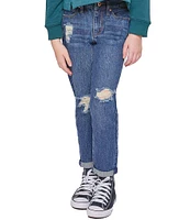 YMI Jeanswear Taylor High-Rise Relaxed Fit Cuffed Jeans