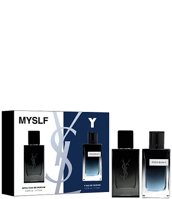 Yves Saint Laurent Beaute Men's Y & MYSLF Eau de Parfum Duo Discovery Gift Set