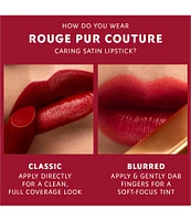 Yves Saint Laurent Beaute Rouge Pur Couture Caring Satin Lipstick