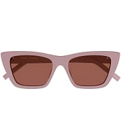 Saint Laurent Women's New Wave 55mm Cat Eye Sunglasses