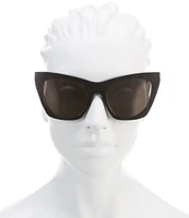 Saint Laurent Oversize Thick Rim Cat Eye Sunglasses