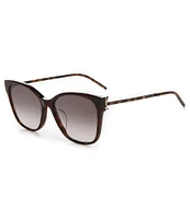 Saint Laurent Tortoise Rectangle Sunglasses