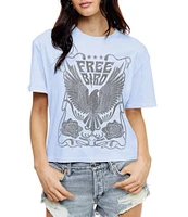 Zutter Knit Short Sleeve Free Bird Tee Shirt