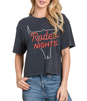 Zutter Knit Short Sleeve Rodeo Nights Tee