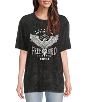 Zutter Short Sleeve Free Bird Tee Shirt