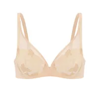 Dahlia Full Plunge Bra in Pearl by Simone Perele