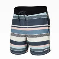 BETAWAVE 2N1 Swim Shorts 17" in Big Splash Rugby Blue by SAXX