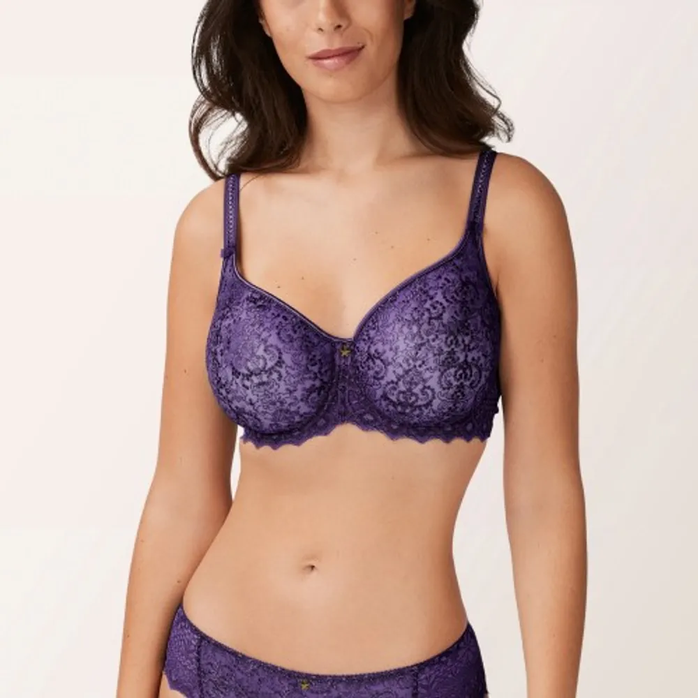 Cassiopée Seamless Bra in Dark Purple by Empreinte