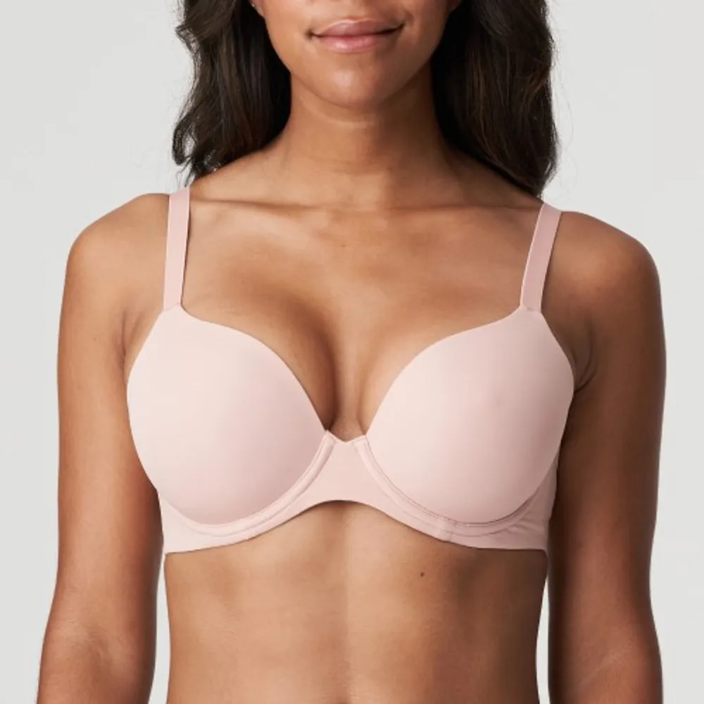 Ardene Invisible Deep Plunge Bralette in Beige, Size