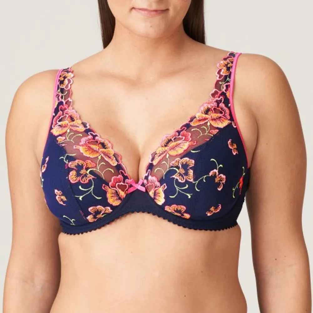 Devdaha Triangle Bra in Velvet Blue by Prima Donna