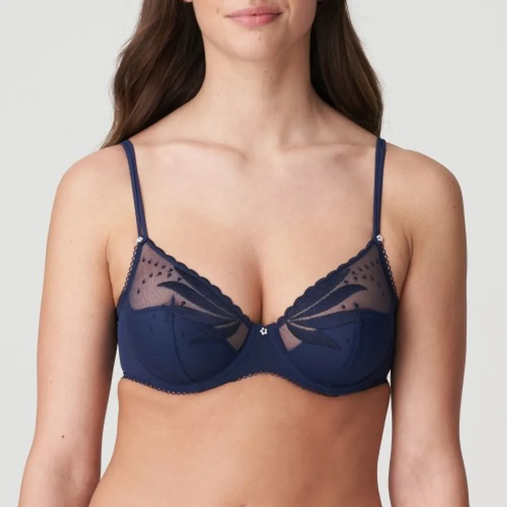 Etoile Half Padded Bra in Sapphire Blue by Marie Jo