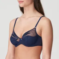 Etoile Half Padded Bra in Sapphire Blue by Marie Jo