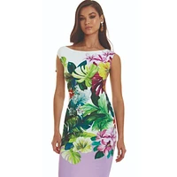 Tropic Summer Dress in Ocean by Roidal