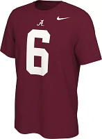 Nike Men's Alabama Crimson Tide Devonta Smith #6 Crimson Football Jersey T-Shirt