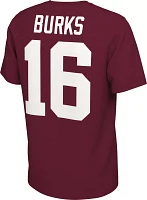 Nike Men's Arkansas Razorbacks Treylon Burks #16 Cardinal Football Jersey T-Shirt