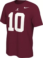 Nike Men's Alabama Crimson Tide Mac Jones #10 Football Jersey T-Shirt