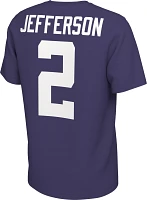 Nike Men's LSU Tigers Justin Jefferson #2 Purple Football Jersey T-Shirt