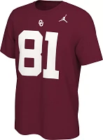 Jordan Men's Oklahoma Sooners Mark Andrews #81 Crimson Football Jersey T-Shirt