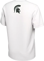 Nike Men's Michigan State Spartans Official 2022-23 Basketball Izzone Student Body White T-Shirt