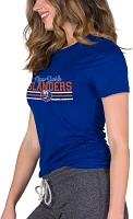 Concepts Sport Women's New York Islanders Marathon Blue T-Shirt