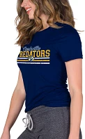 Concepts Sport Women's Nashville Predators Marathon Navy T-Shirt