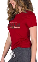 Concepts Sport Women's Minnesota Wild Marathon Red T-Shirt