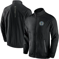 MLS Adult Philadelphia Union Header Blackout Black Full-Zip Jacket