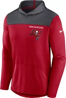 Nike Men's Tampa Bay Buccaneers Alternate Red Hooded Long Sleeve T-Shirt