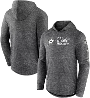 NHL Dallas Stars Iced Out Slub Black Long Sleeve Hoodie Shirt